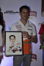 Kingfisher Premium brings Sahara Force India drivers closer to fans in Mumbai on 9th March 2013 (15).JPG